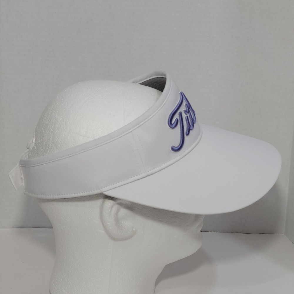 Titleist Womens Sundrop Sun Visor Hat Golf UPF 50 Wicking Adjustable White NEW - Picture 12 of 14